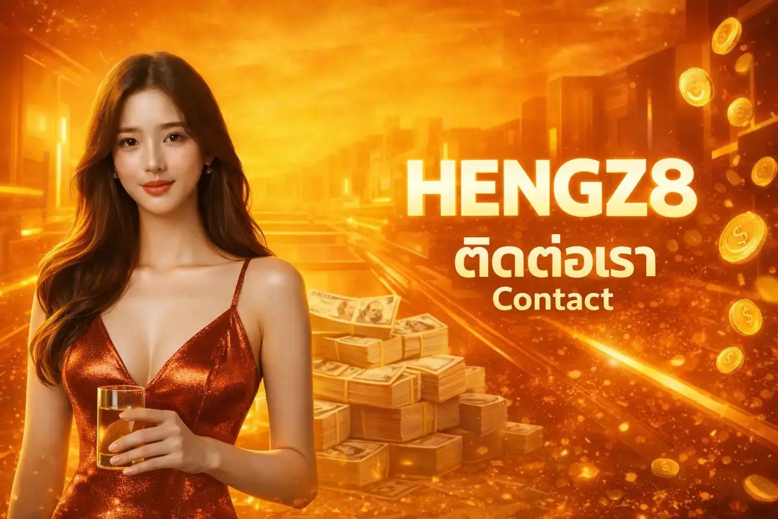 ติดต่อเรา HENGZ8 แจกเครดิตฟรี